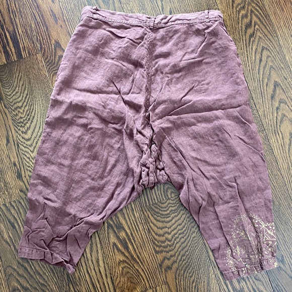 Ra-Re (Rag Recycle Italy) linen harem pants sz 26 - Picture 8 of 8